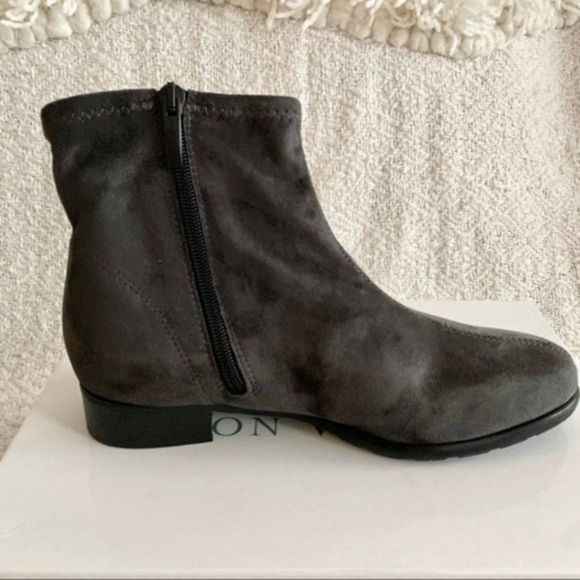 RON WHITE jamiee vegan rubber sole ankle boot grey - Picture 10 of 15